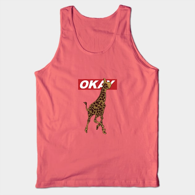 Okay Giraffe Tank Top by Thomcat23